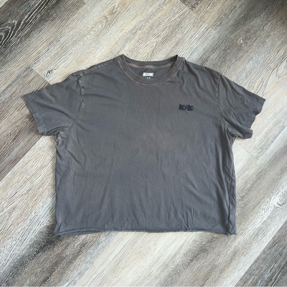 Ac/Dc Cropped Tee - image 1